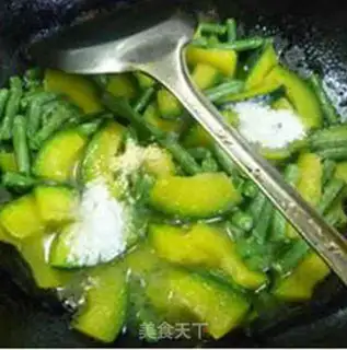 Make Pumpkin with beans step 6