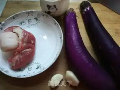 Make Red eggplant step 1