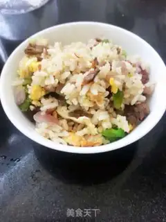 Make Vegetable beef fried rice step 7