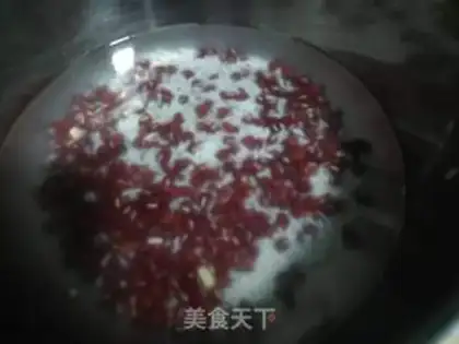 Make Red bean congee step 2