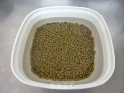 Make Green Bean Lotus Porridge step 1