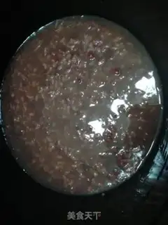Make Red bean congee step 4
