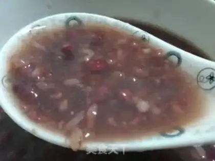 Make Red bean congee step 5