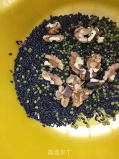 Make Black rice and green beans step 4