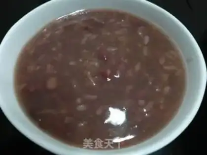 Make Red bean congee step 6