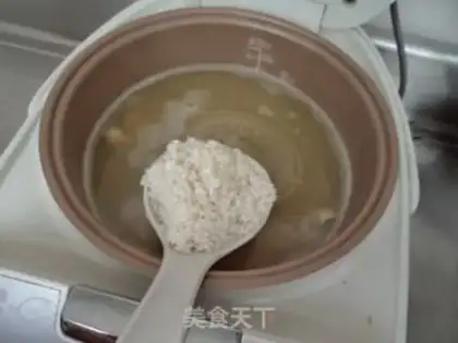 Make Green Bean Lotus Porridge step 6