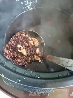 Make Black rice and green beans step 7