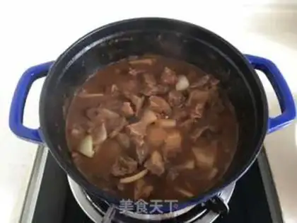 Make Tomato beef cover step 12