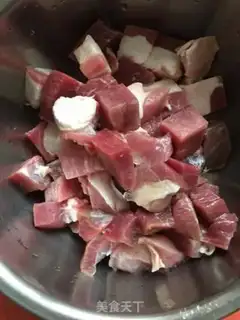 Make A lamb stew with radish step 0