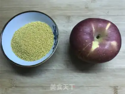 Make Apple rice porridge step 0