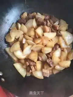 Make A lamb stew with radish step 12