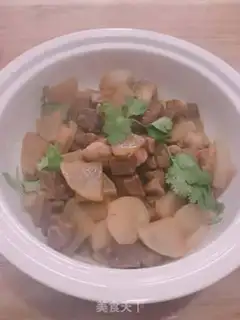 Make A lamb stew with radish step 13