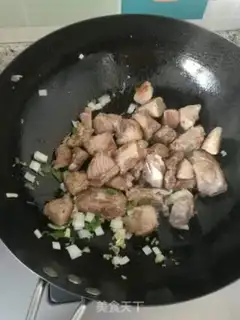 Make Pumpkin rice step 4
