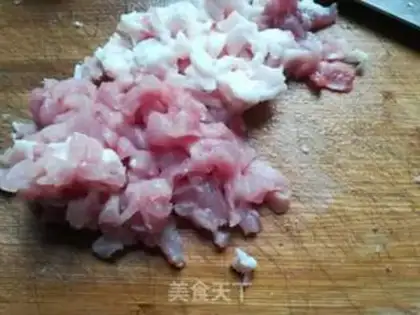 Make Three fresh dumplings step 3