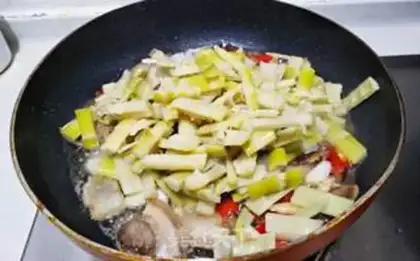 Make Piper pepper fried meat step 8