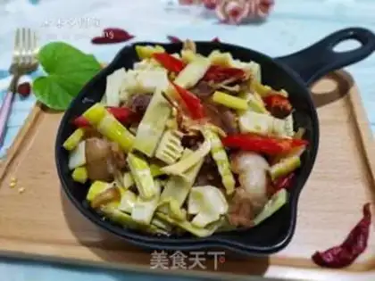 Make Piper pepper fried meat step 12