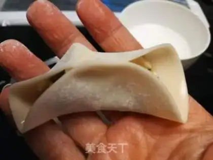 Make Three fresh dumplings step 12