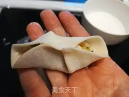Make Three fresh dumplings step 13