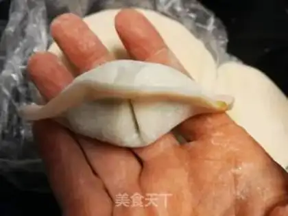 Make Three fresh dumplings step 15