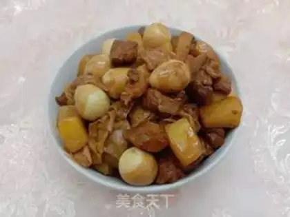 Make Cricket eggs, potatoes, pork step 14