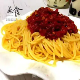 Make Tomato sauce pasta step 9