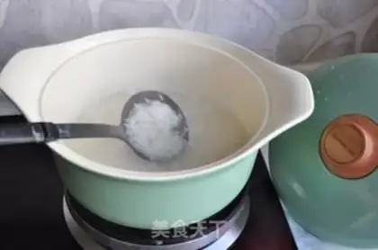 Make Potato rice congee step 4