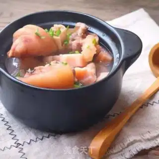 Make Liang, pig hoof soup step 8