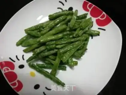 Make Dry meat, four season beans step 6