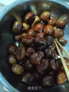 Make Baked chestnuts step 2