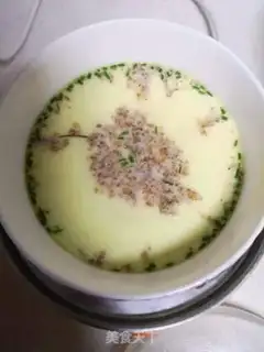 Make Shrimp steamed eggs step 4