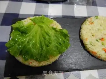 Make Rice bacon burger step 14