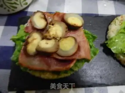Make Rice bacon burger step 16