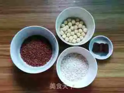 Make Lotus rice porridge step 0