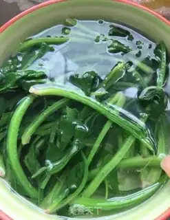 Make Shrimp spinach step 3