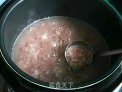 Make Lotus rice porridge step 5
