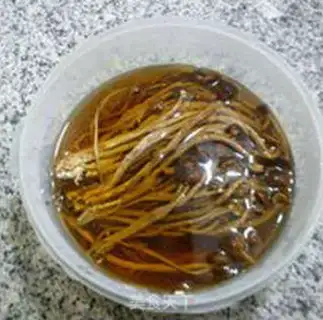 Make Tea mushrooms with potatoes step 1