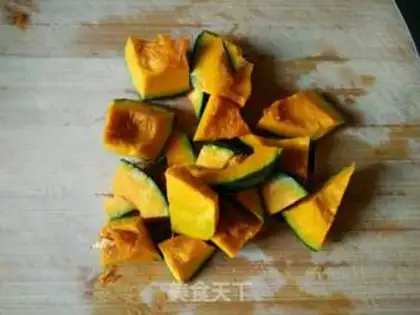 Make Pumpkin porridge step 2