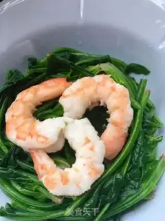 Make Shrimp spinach step 7