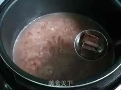 Make Lotus rice porridge step 6