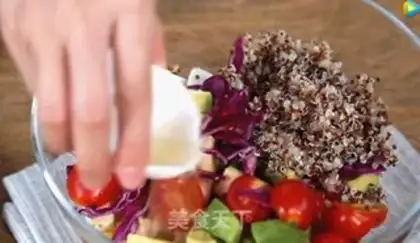 Make Quinoa butter and fruit salad step 10