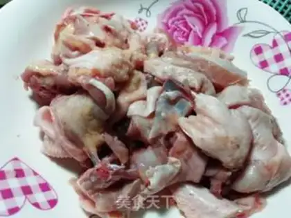 Make Chicken porridge step 1