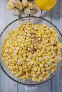 Make Corn chicken sausage step 1