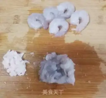 Make Shrimp dumplings step 2