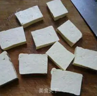 Make Tea mushrooms burn old tofu step 3