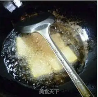 Make Tea mushrooms burn old tofu step 4