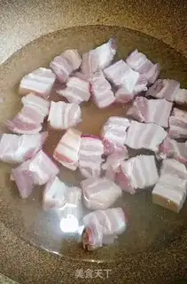 Make Crystal pink meat step 1