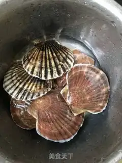 Make Garlic scallops step 0