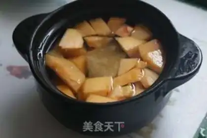 Make Peach candy step 1