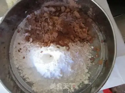 Make Nut chocolate cake step 2