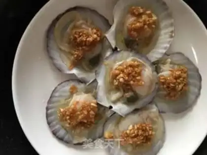 Make Garlic scallops step 3